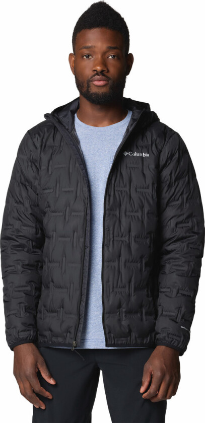 Men's Delta Ridge II Down Hooded Jacket Black