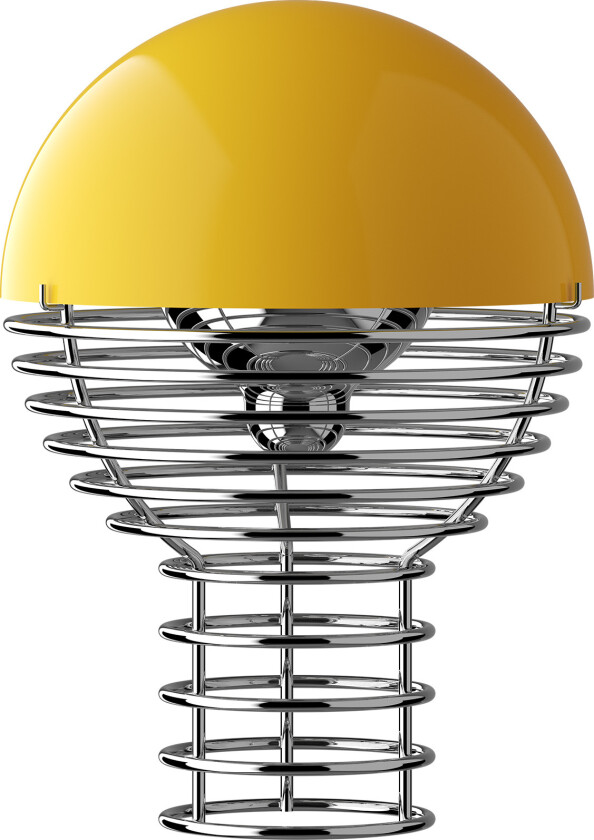 Wire Portable Lamp Yellow - Bærbare lamper - Verner Panton - Gul