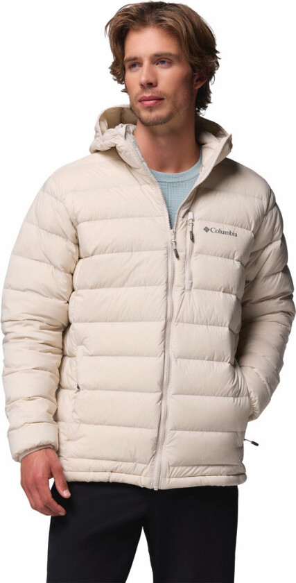 Men's Drift Peak Stretch Down Hooded Jacket Dark Stone
