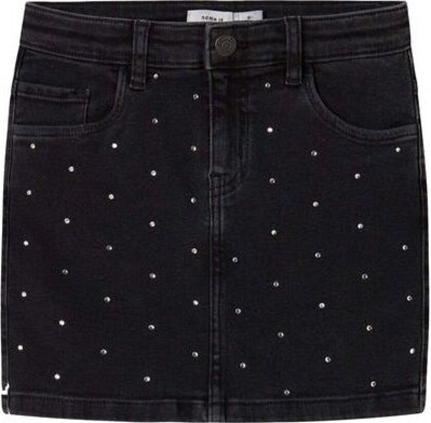 Name It Nkfnaomi denim skjørt til barn, Black