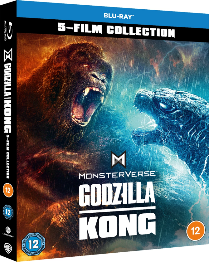 Godzilla X Kong Monsterverse 5Film Collection Bluray