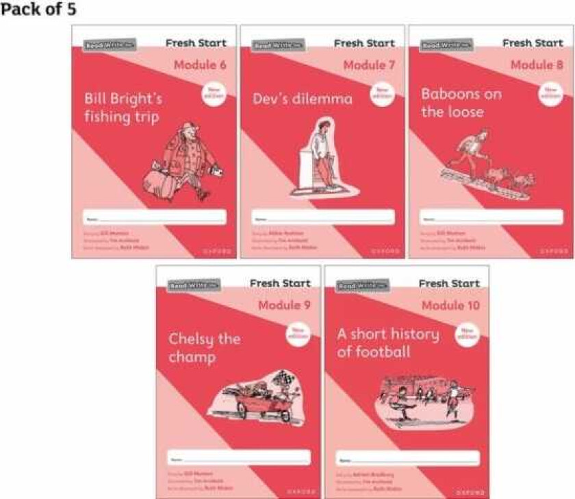 Read Write Inc. Fresh Start: 2024 Modules 610 Pack of 5