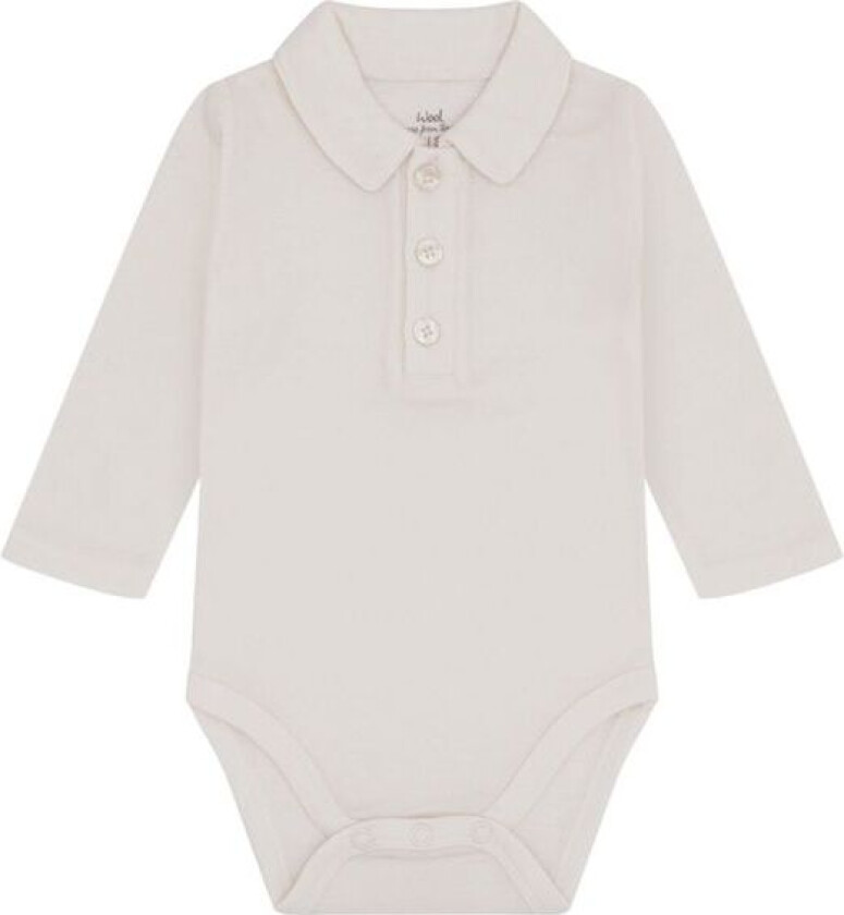 Body med Krage Ull og Bambus Baldur Ivory
