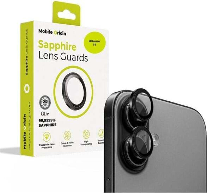 Sapphire Lens guards - black - iPhone 17