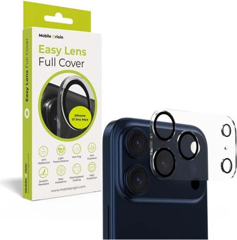 Easy Lens full cover - clear - iPhone 17 Pro Max