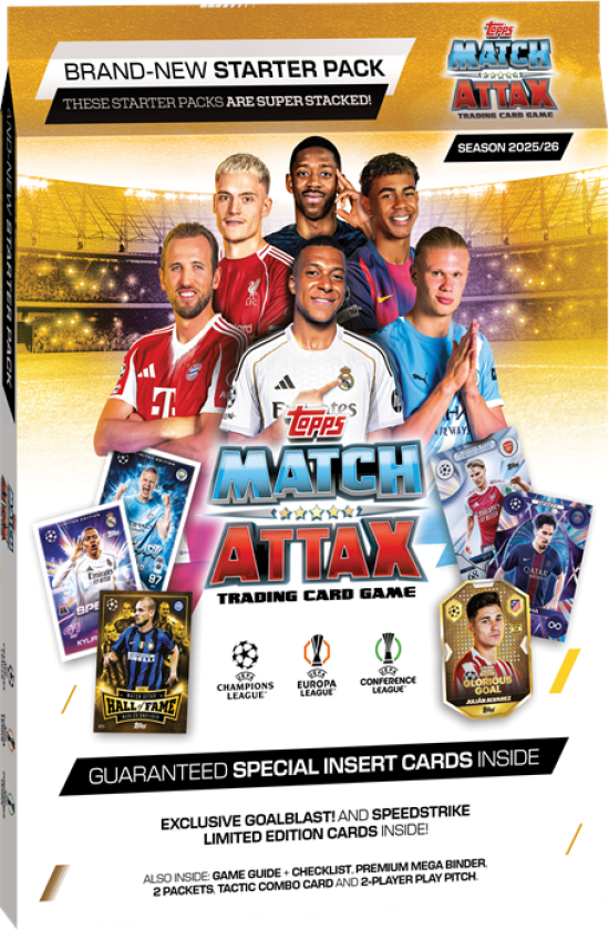 MATCH ATTAX CHAMPIONS LEAGUE STARTER PACK