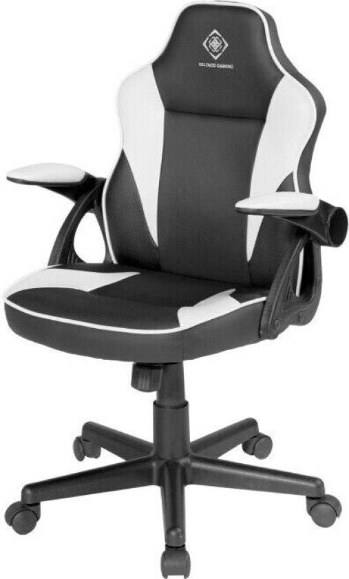 GAMING DC120W Junior Gaming Chair, PU-leather, Black/White