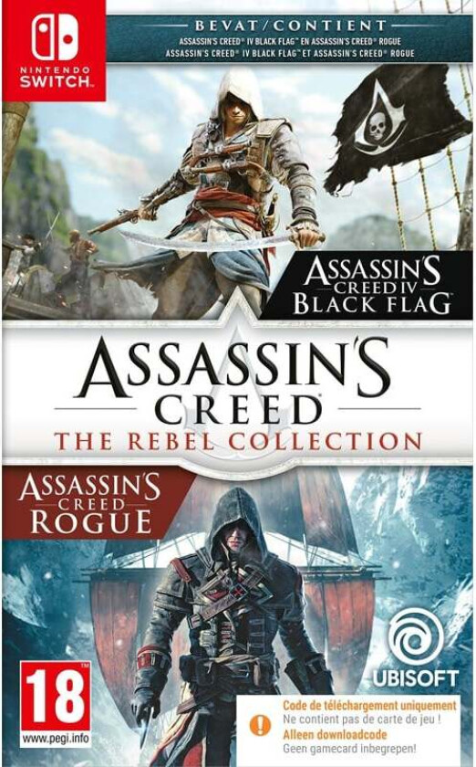 Assassin's Creed: The Rebel Collection (Code in a Box) - Nintendo Switch - Action/Adventure