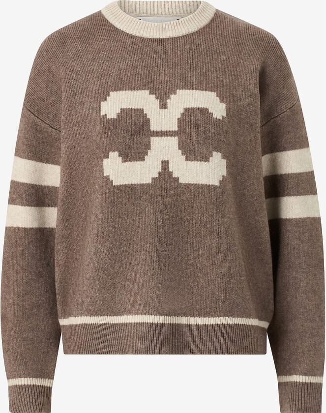 Pullover ccRow Coco Logo Knit - Beige