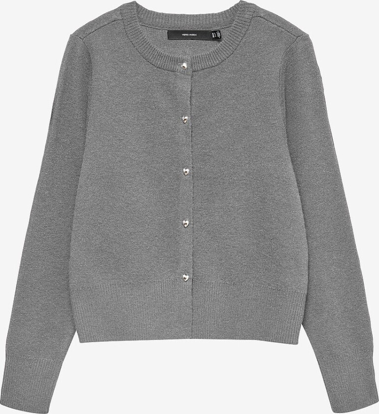 Kardigan vmKacy LS O-neck - Grå