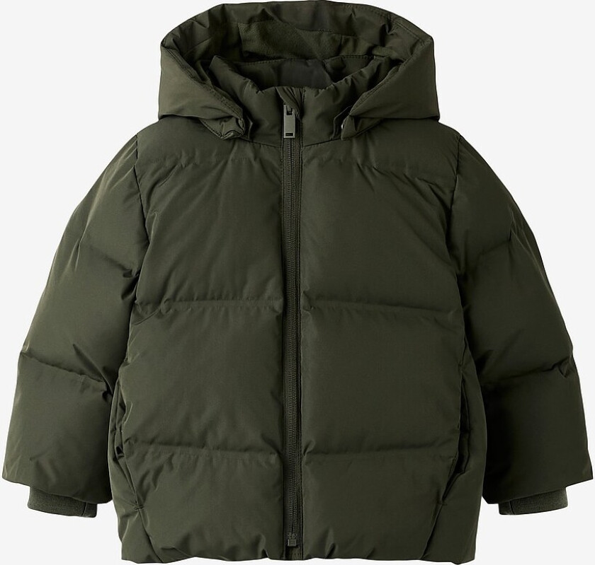 Pufferjakke nmnMusk Puffer Jacket TB - Grønn