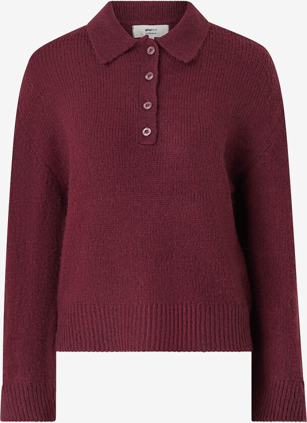 Genser Alpaca Blend Knitted - Rød