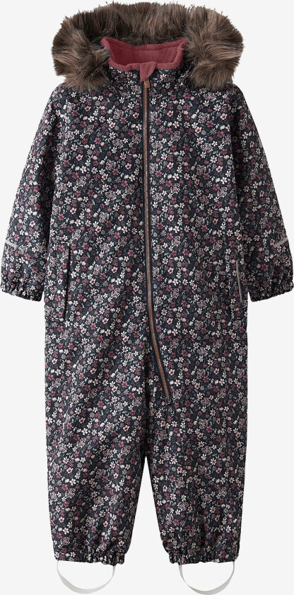 Vinter-overall nmfSnow10 Suit Aop - Blå