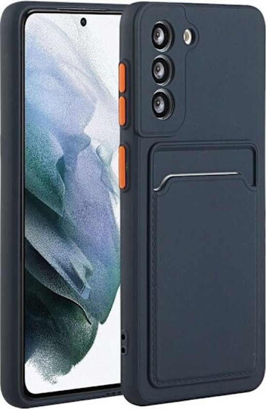 Deksel med Kortholder til Samsung Galaxy S23 - Mørkeblå