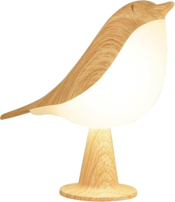 Touch Sengelampe Dimbar Liten Lampe for Soverom 3 Nivåer Lysstyrke Ladet Fugl Nattlampe for Soveromssett_MGF