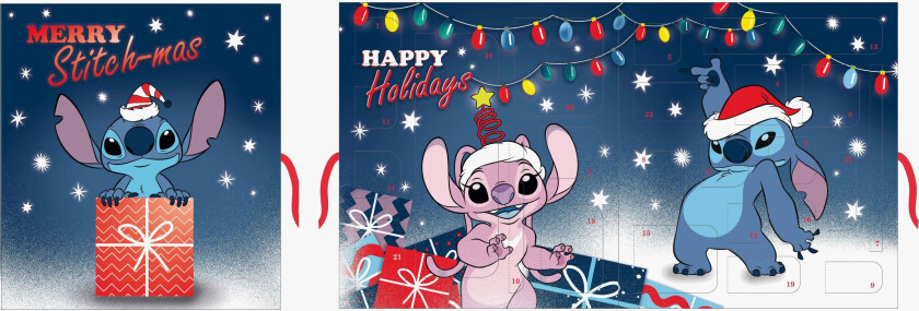 Adventskalender 2025 Stitch - Adventskalendere - Plast