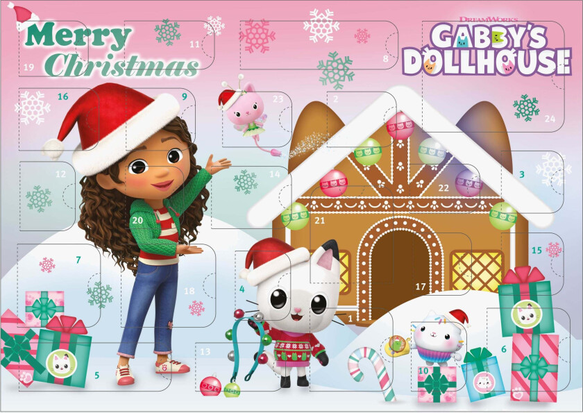 Adventskalender 2025 Gabby's Dollhouse - Adventskalendere - Plast