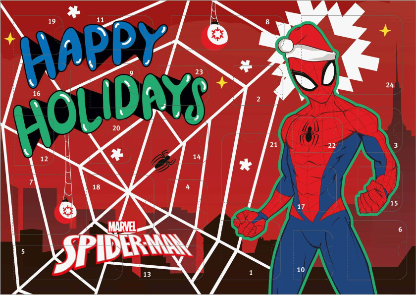 Adventskalender 2025 Spider-Man - Adventskalendere - Plast
