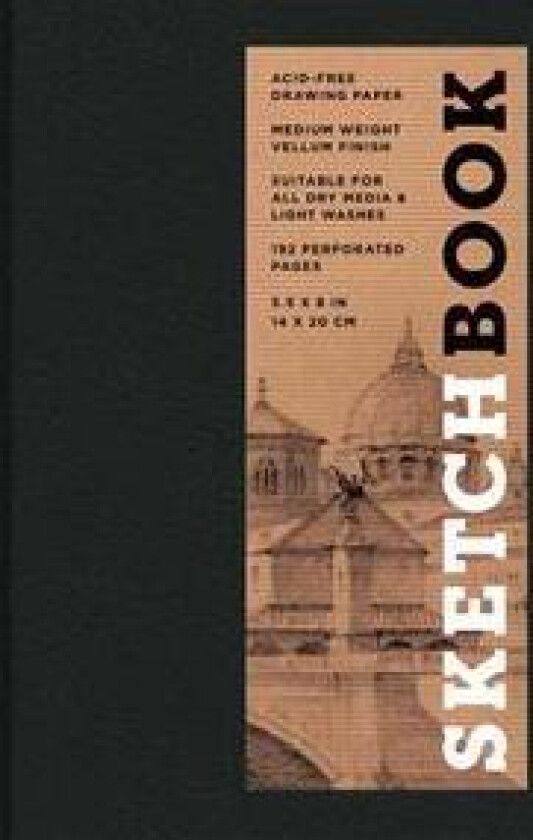 Sketchbook 5.5 x 8' Black Hardcover Mixed Media Sketchbook for Drawing