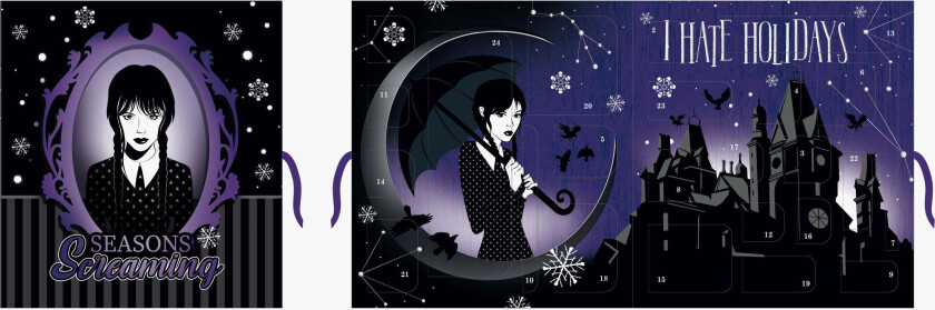 Adventskalender 2025 Wednesday - Adventskalendere - Plast