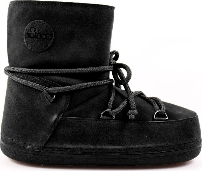 Women's Rd Bulky Boots Suede Adult Black
