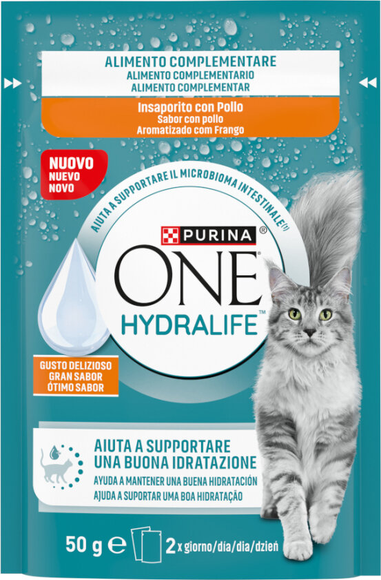 Bilde av PURINA ONE Hydralife Cat Liquid 12 x 50 g - med smak av kylling