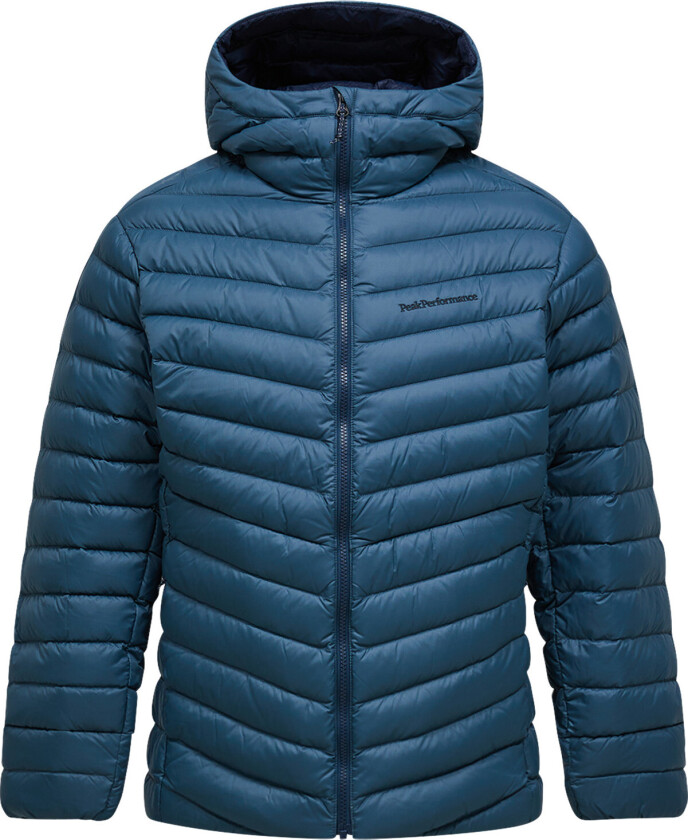 Men's Frost Down Hood Jacket Blue Shadow