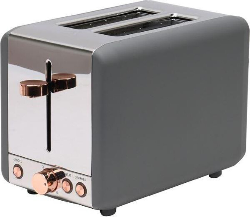 Ultimate brødrister grå/kobber