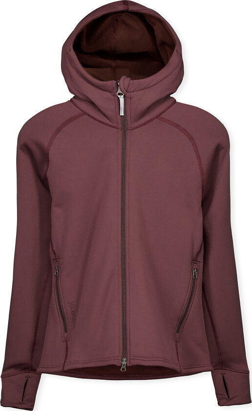 Women's Power Houdi Red Illusion