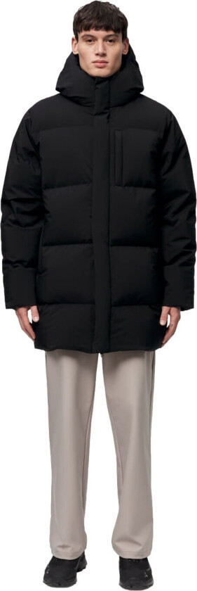 Ulla Down Jacket Black Jakke Sort Sort male L
