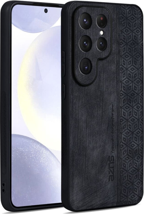 AZNS til Samsung Galaxy S25 Ultra Deksel Beskyttende PU lærduk TPU-deksel