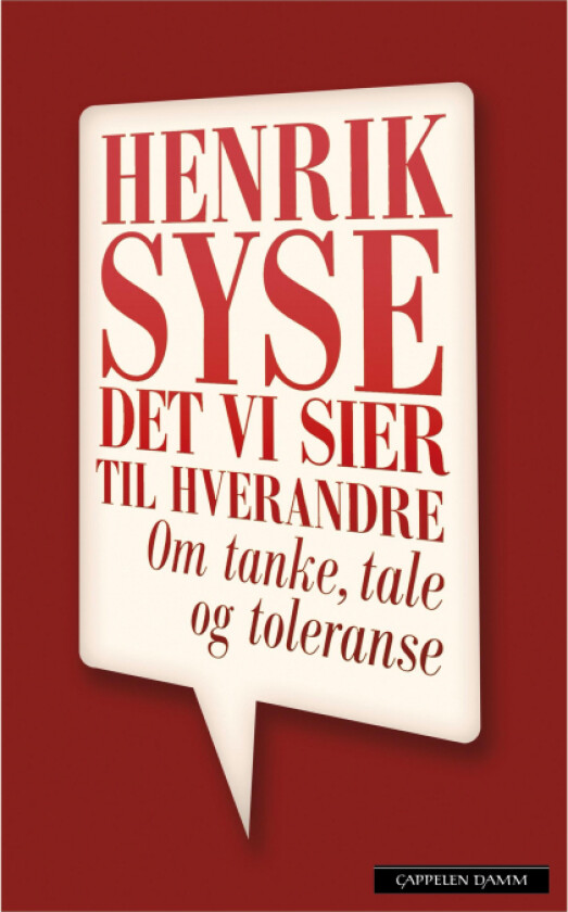 Det vi sier til hverandre av Henrik Syse