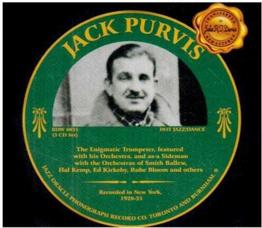 Jack Purvis 19281935 CD