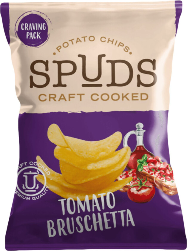 Spuds Craft Cooked Tomato & Bruschetta - 145 gram