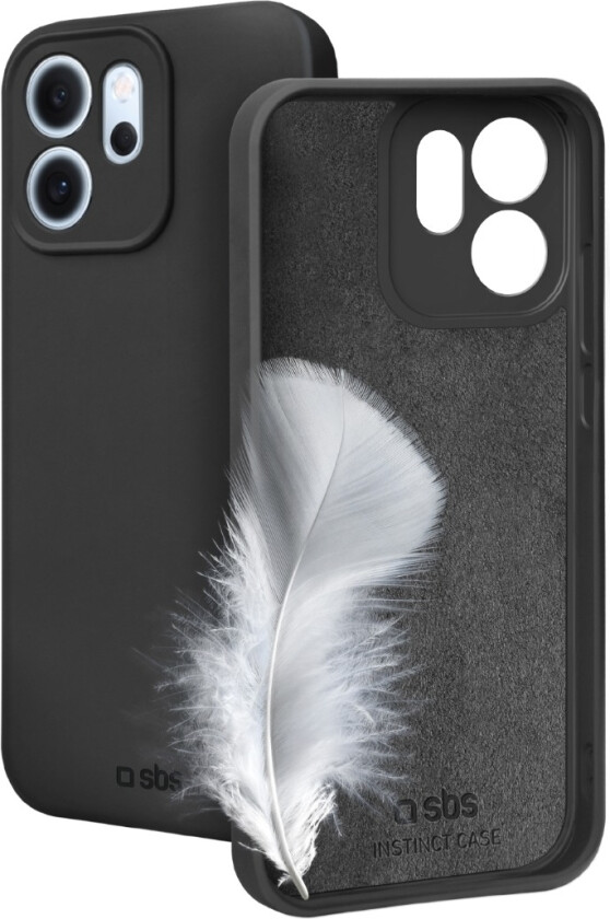 OPPO Reno14 Instinct deksel, svart