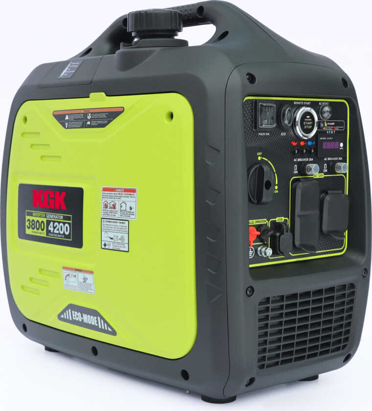 Bilde av Generator Inverter KGK P-4000i (El start) inkl. fjernbetjening
