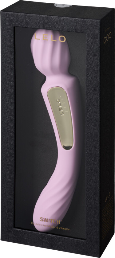 Switch Dobbeltsidig Magic Wand Vibrator     - Lyserosa
