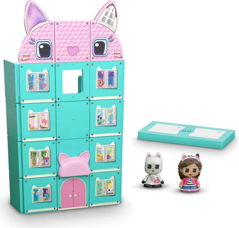 Tile Town - Gabbys Doll House Magnetic Tile playset (90343)