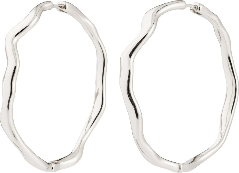 LARKIN øredobber sølvbelagt