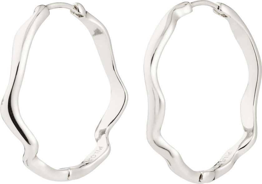 LARKIN øredobber sølvbelagt