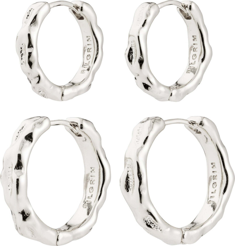 DARBY øreringer sølvbelagt