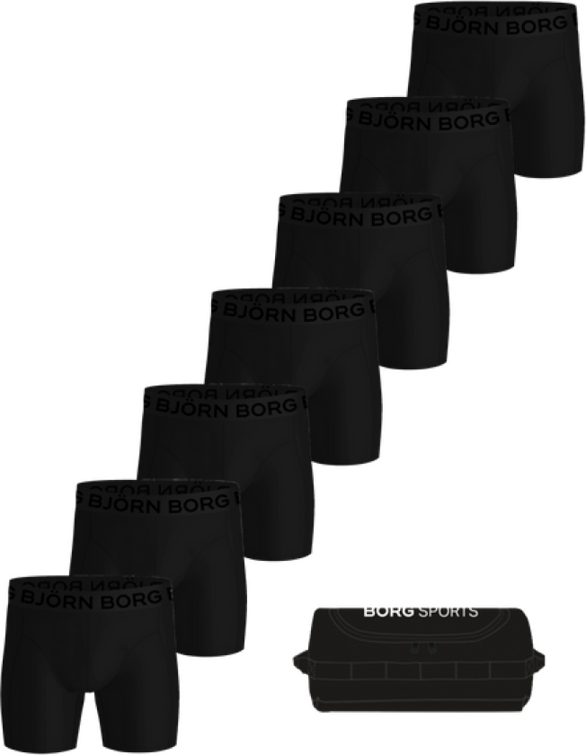 Sports Lightweight Boxers + Wash Bag 7-pack