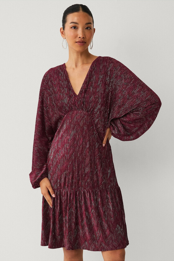 Kjole med pingvinerme - Rød