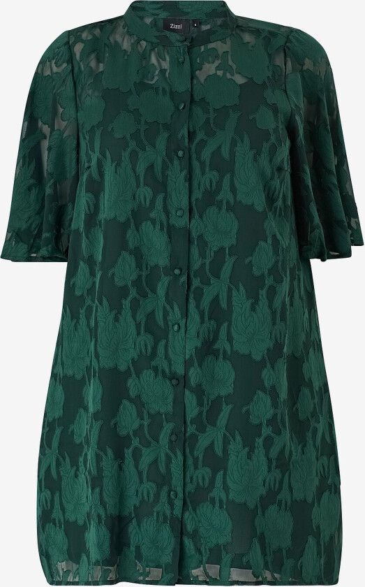 Kjole mLisa 1/2 Short Dress - Grønn