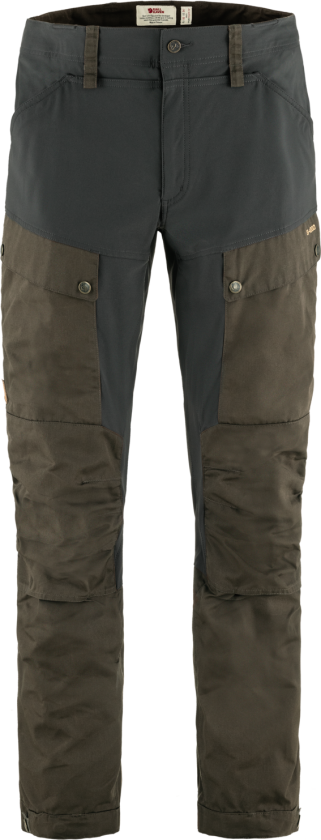 Men's Keb Trousers Dark Olive-Dark Grey 48/S, Dark Olive-Dark Grey