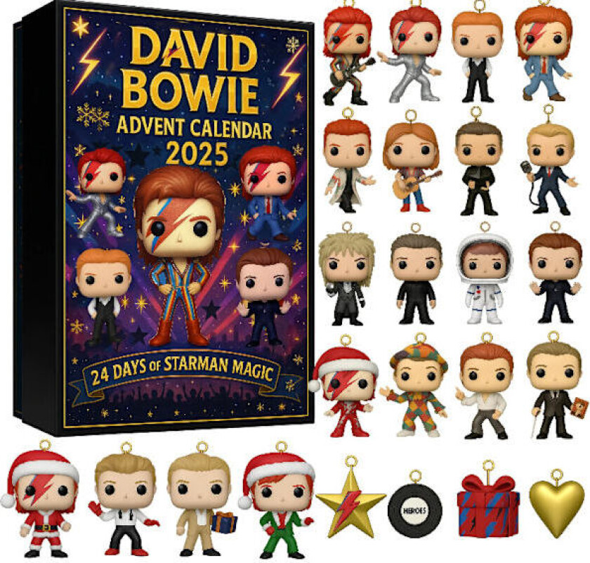 David Bowie Adventskalender, Akryl Nøkkelringer