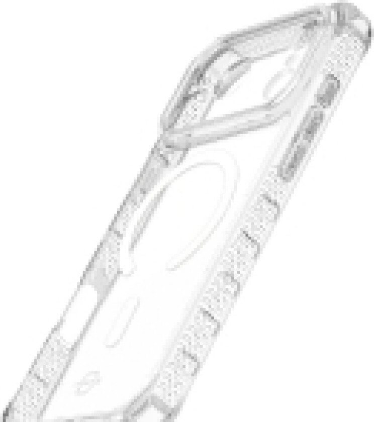 ITSKINS HYBRID MAGSAFE CLEAR cover til iPhone 17 Pro®. Gennemsigtig