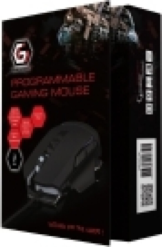 MUSG-06 - Mus - ergonomisk - optisk - 7 knapper - kablet - USB 2.0