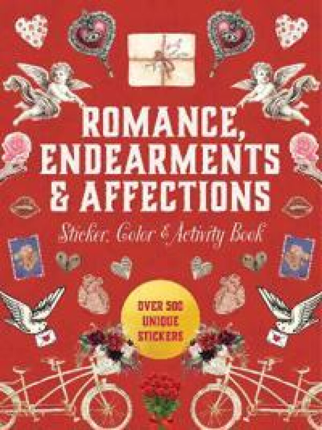 Romance, Endearments & Affections Sticker, Color & Activity Book