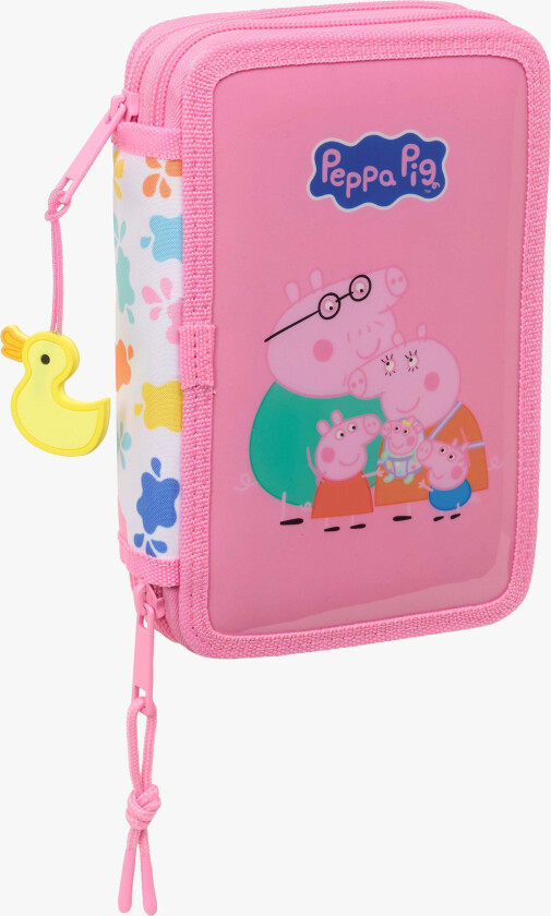 Fylt Dobbeltpennal 29 Deler, Baby Pig - Pennal - Polyester